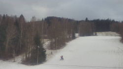 Dojezd hlavní sjezdovky