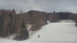 Dojezd hlavní sjezdovky