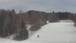 Dojezd hlavní sjezdovky