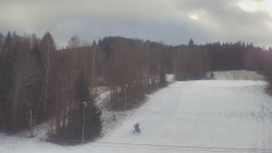 Dojezd hlavní sjezdovky