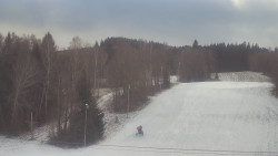 Dojezd hlavní sjezdovky