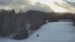 Dojezd hlavní sjezdovky