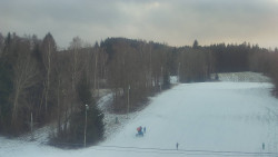 Dojezd hlavní sjezdovky