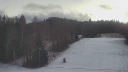 Dojezd hlavní sjezdovky