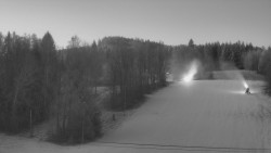 Dojezd hlavní sjezdovky