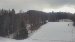 Dojezd hlavní sjezdovky