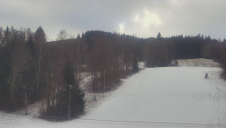 Dojezd hlavní sjezdovky