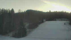 Dojezd hlavní sjezdovky