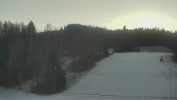 Dojezd hlavní sjezdovky