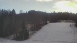 Dojezd hlavní sjezdovky