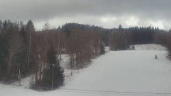 Dojezd hlavní sjezdovky