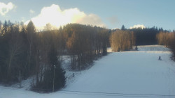 Dojezd hlavní sjezdovky