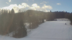 Dojezd hlavní sjezdovky