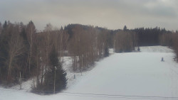 Dojezd hlavní sjezdovky