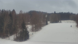 Dojezd hlavní sjezdovky