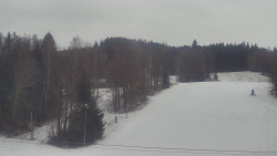 Dojezd hlavní sjezdovky