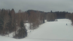 Dojezd hlavní sjezdovky