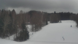 Dojezd hlavní sjezdovky