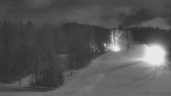 Dojezd hlavní sjezdovky