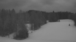 Dojezd hlavní sjezdovky