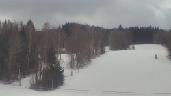 Dojezd hlavní sjezdovky