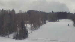 Dojezd hlavní sjezdovky