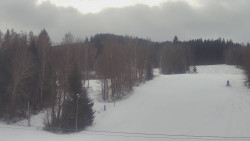 Dojezd hlavní sjezdovky