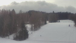 Dojezd hlavní sjezdovky