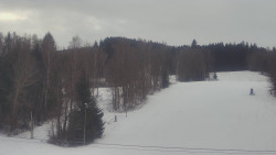 Dojezd hlavní sjezdovky