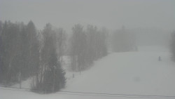 Dojezd hlavní sjezdovky