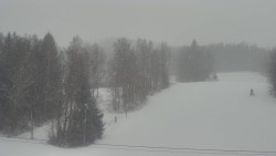 Dojezd hlavní sjezdovky