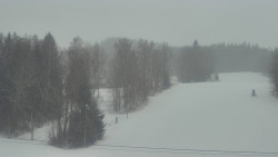 Dojezd hlavní sjezdovky