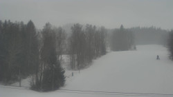 Dojezd hlavní sjezdovky