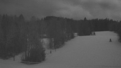 Dojezd hlavní sjezdovky