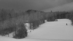 Dojezd hlavní sjezdovky