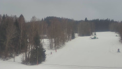 Dojezd hlavní sjezdovky