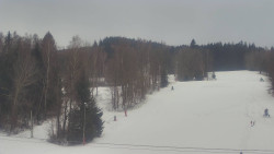 Dojezd hlavní sjezdovky