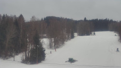 Dojezd hlavní sjezdovky