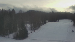 Dojezd hlavní sjezdovky