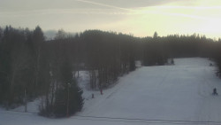 Dojezd hlavní sjezdovky