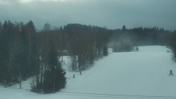 Dojezd hlavní sjezdovky