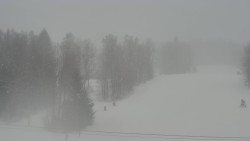 Dojezd hlavní sjezdovky