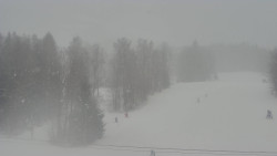 Dojezd hlavní sjezdovky