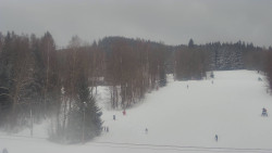 Dojezd hlavní sjezdovky