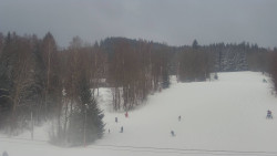 Dojezd hlavní sjezdovky