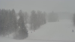 Dojezd hlavní sjezdovky