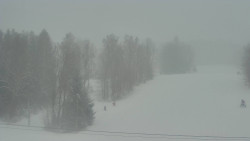 Dojezd hlavní sjezdovky