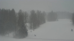 Dojezd hlavní sjezdovky