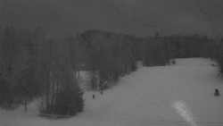 Dojezd hlavní sjezdovky