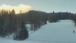 Dojezd hlavní sjezdovky